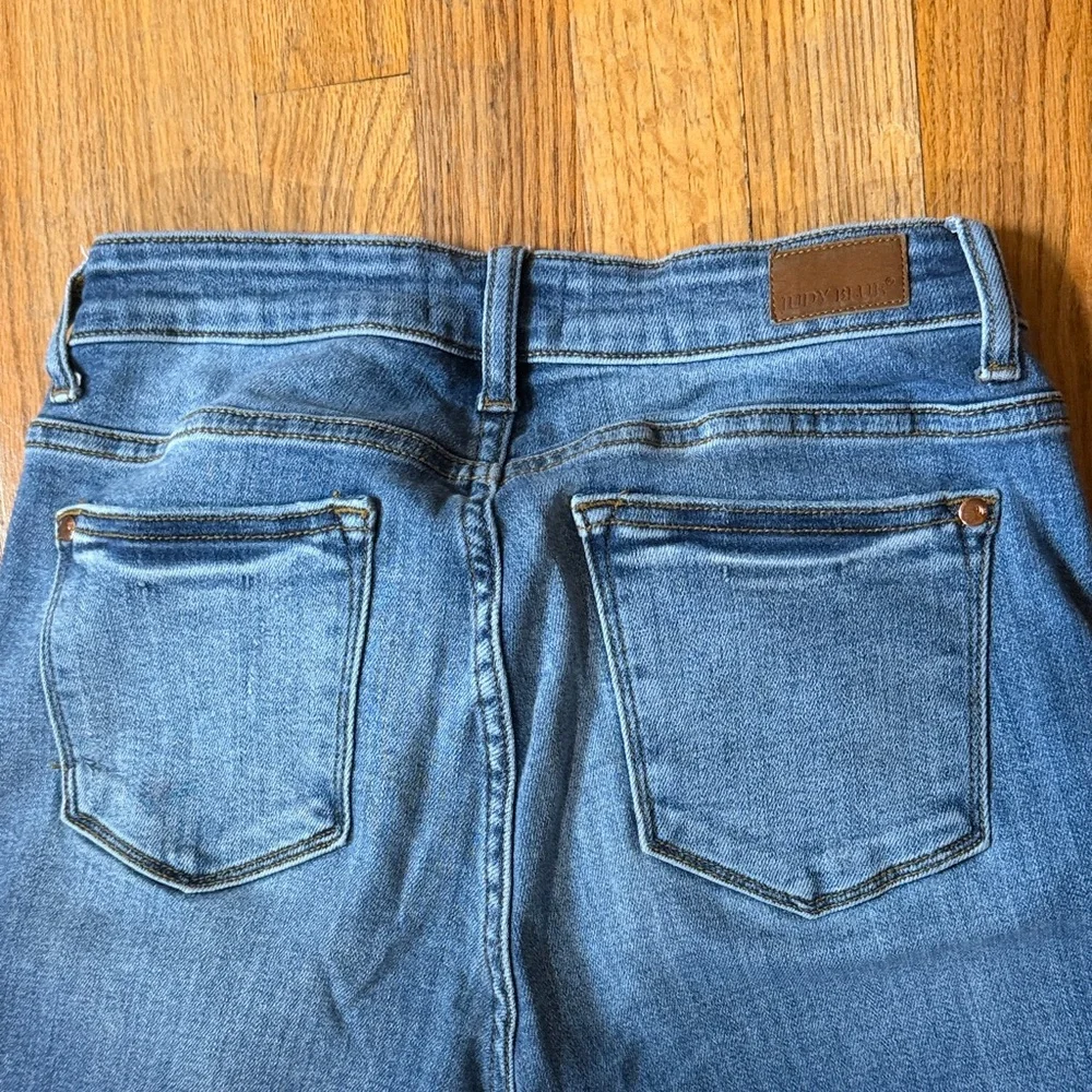 Judy Blue Flare Women's Jeans in Blue - Picture 3 of 3
